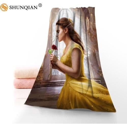 2017 New arrival Emma Watson Bathroom Washcloth,Towels Custom Fashion Soft Face Towel/Bath Towel Size 35x75cm, 70x140cm