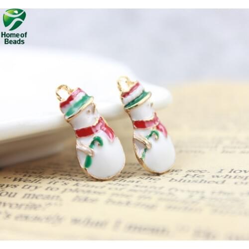 2020 New Arrival Lovely Snowman alloy for Christmas Jewelry Making (20 Pieces/lot) ZA1074
