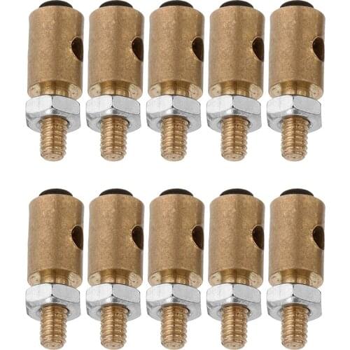 1.1mm 1.6mm 2.1mm Adjustable Pushrod Connectors Linkage Stoppers for RC Helicopter Airplane Fixed-Wing Drones DIY Parts