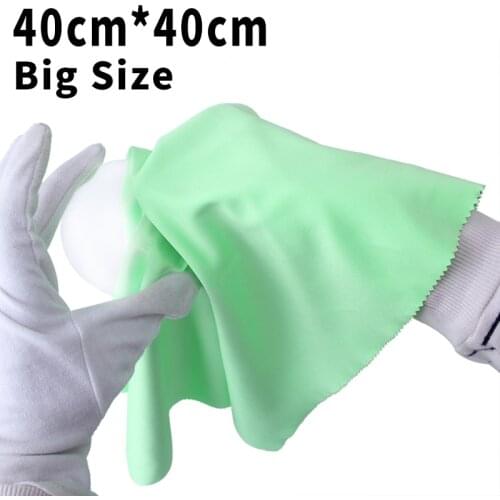 40x40cm High Quality Lens Clothes Eyeglasses Cleaning Cloth Microfiber Cleaner Sunglasses Camera Duster Wipe Eyewear Accessories