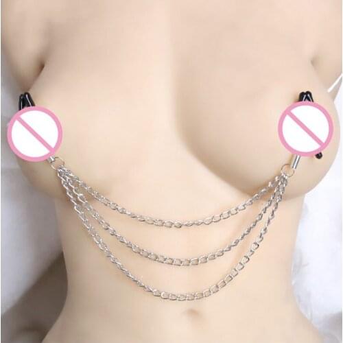 Sex Flirt Nipple Clamps Labia Restraints Breast Abuse Clitoris Clip Bdsm Fetish Erotic Toys Sex Tool For Women Fetish Adult Game