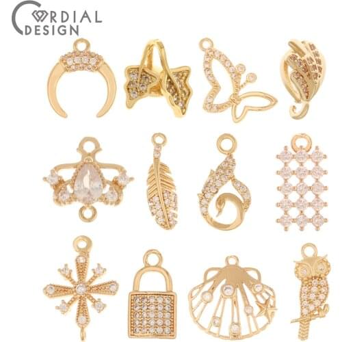 Cordial Design 6Pcs Choose/Jewelry Accessories/Multi Shape/Pendant/Hand Made/Jewelry Findings & Components/DIY Making/Connector