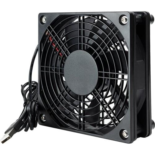 5V USB Chassis Fan Computer Cooling Cooling Fan Wireless Router Set-top Box Silent Cooler Computer Accessories