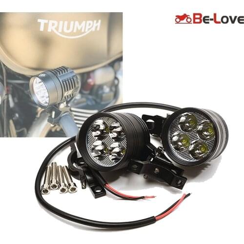 12V LED spot head lights For TRIUMPH TIGER 800 XR XCA TIGER 800 XRX TIGER 800 XRT Motorcycle White headlights auxiliary lamp