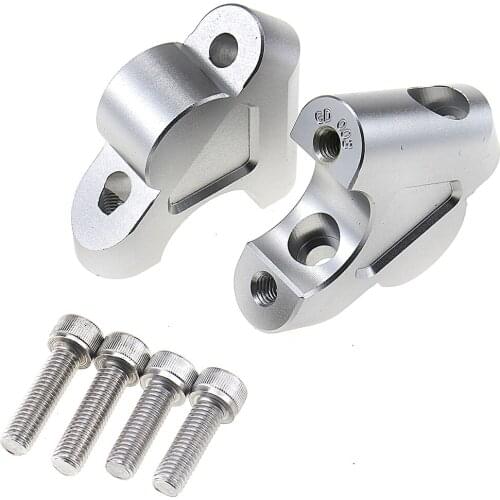 2PCS 32mm CNC Machining R 1200 GS R1200 GS Handlebar Risers Bar Clamp Extend Adapter with Bolts for BMW ADV 2014-2017 R1200GS LC