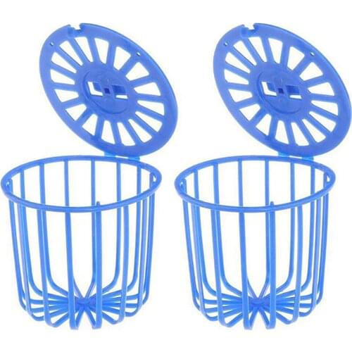 2PCS Multi-purpose Cage Plastic Multi-purpose Creative Bird Feeder Basket Parrot Feeder Hanging Basket Toys Pet Bird Supplies