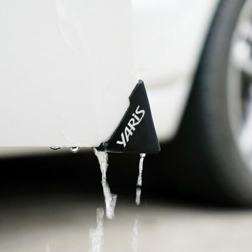 2PCS Silicone Car Door Corner Cover Bumper Anti-Scratch Protector for Toyota yaris Accessories Car Styling