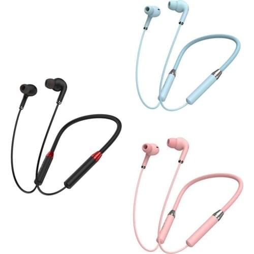 2020 new YB-1 Wireless Bluetooth Neck Hanging Stereo Sound In-Ear Earbuds Sports Earphone Bass Stereo Noise Reduction Headset