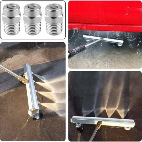 Promotion! 4 Pcs Pressure Washer Surface Cleaner Nozzle Replacement Thread Type Spray Nozzle to Water Broom and Undercarriage Cl