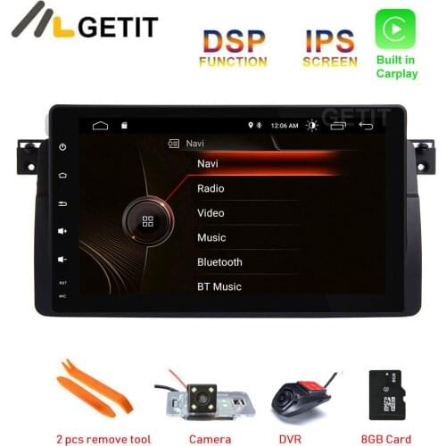 CARPLAY Android 11 Auto Car Stereo for BMW E46 M3 318/320/325/330/335 Car GPS Navigation Radio Multimedia NO DIN BT WIFI
