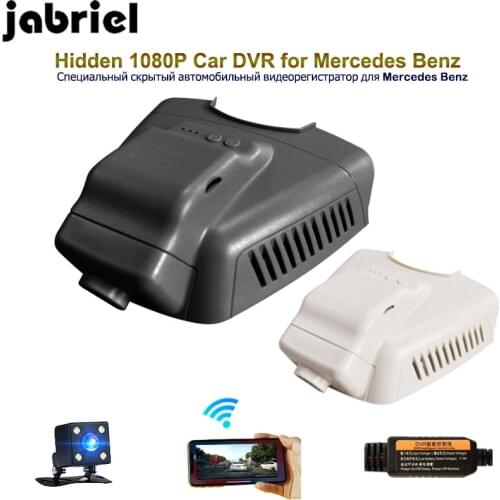 Auto Hidden Wifi car Driving recorder 1080P car dvr dash cam Rear View camera dual lens for Mercedes Benz E200 E300 W212 W213