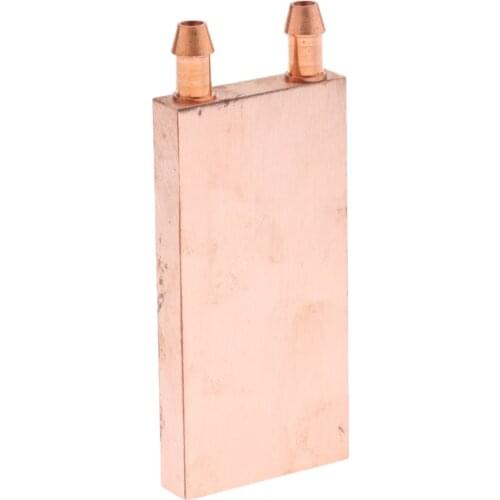 DIY copper Water Cooling Block for CPU Graphics Radiator Heatsink 40*80mm