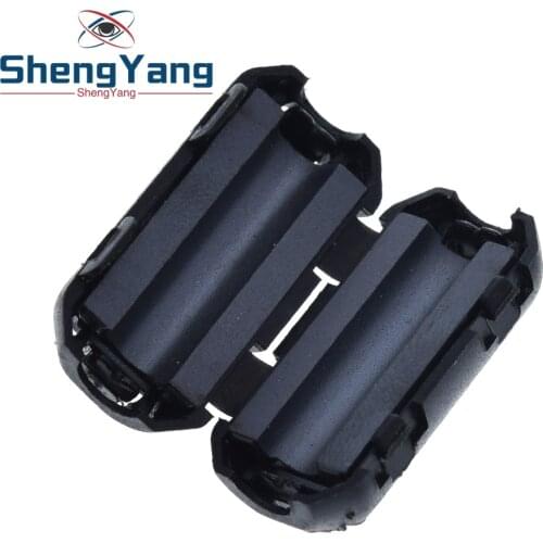 1Pcs 5mm Clip-On Ferrite Ring Core Noise Suppressor For EMI RFI Clip Cable Active Components Filters