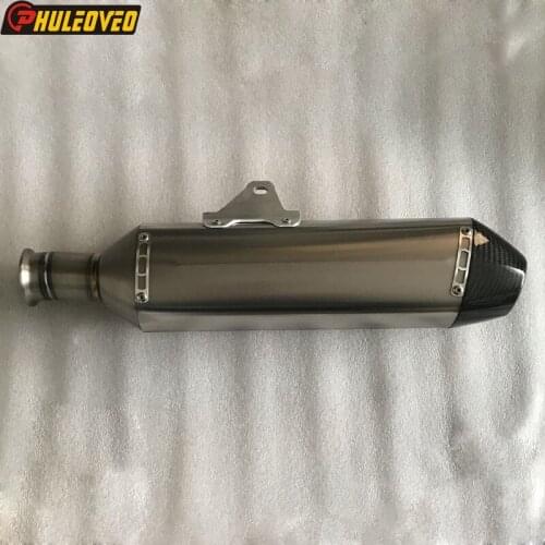 Customized Titanium Alloy for KTM690 SMC R KTM690 Enduro R 2008-2021 Motorcycle Exhaust Muffler Escape Demper Slip-on Link Pipe