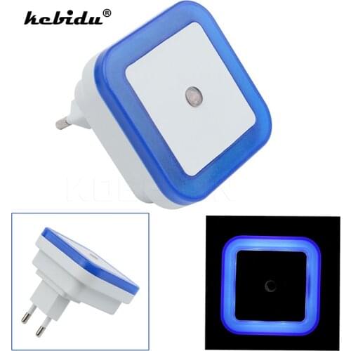 Kebidu 110V 220V USB Light for Baby Bedroom Mini Wall LED Light LED Lamp Auto Turn On / Off US Auto Light Motion Sensor Control