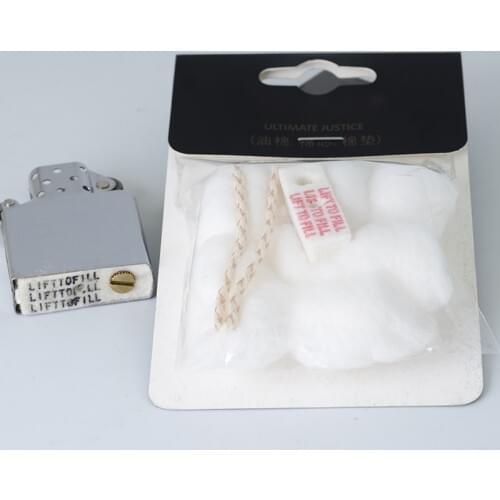 Kerosene Lighter General Oil Absorbent Cotton Core Wicks Cotton Pads Kit for Zorro Lighter Replacement Accessories 1Pc/3Pcs/5Pcs