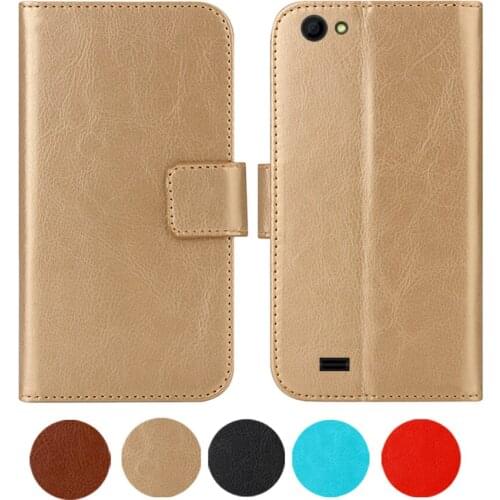 Leather Case For Vertex Impress Luck L100 Retro Flip Cover Wallet Coque Phone Case Fundas Etui Bags Magnetic Fashion