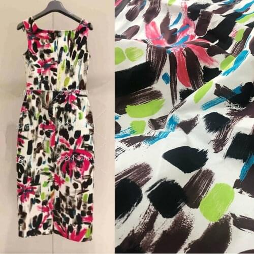 50x145cm Natural 100% Cotton printed Summer Fashion Parent-child Clothing Shirt sewing Fabric Cloth for Dress Material