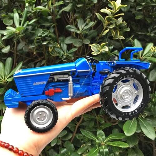 Diecast 1/18 Retro Dongfang Red Alloy Tractor Model Childrens Toy Static Display Gift Adult Collection Hot Toys for Boys