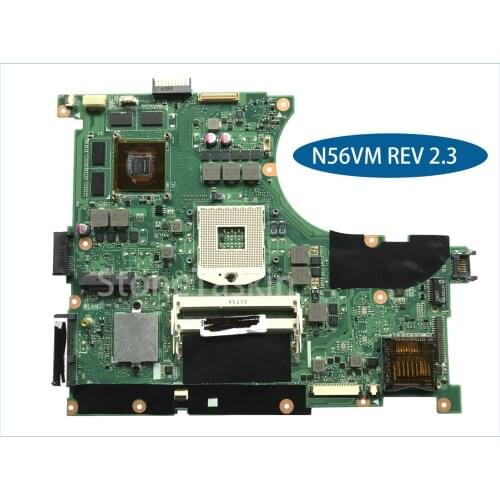 Best Value N56VM REV 2.3 for Asus N56V N56VM N56VV N56VJ N56VB Laptop Motherboard DDR3 PGA989 100% Tested