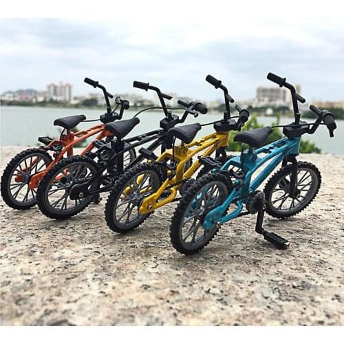 Alloy Miniature Finger Bicycle Bike Model Toy Board Game Home Desktop Ornament