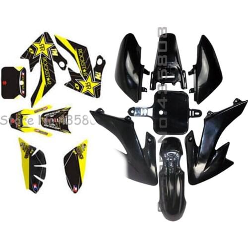 Plastic Fender Cover kits with 3M Graphics Decals stickers for DIRT PIT BIKES XR 50 CRF50 SSR70