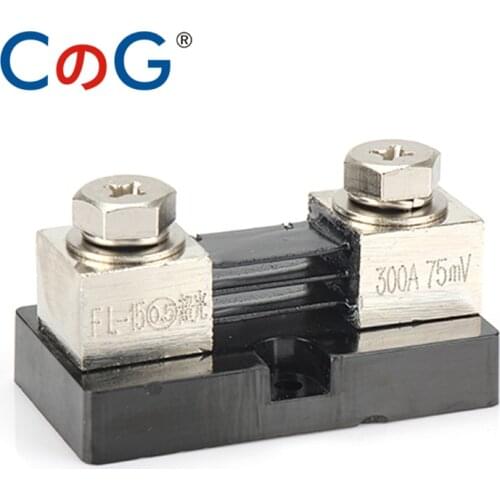 CG FL-15 0.5 Class 200A 300A 75mV Shunts Brass Current Electrical Plating Tolerance 0.5% DC Mount Shunt Resistor With Base
