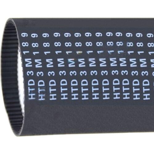 1Pcs HTD 3M-171 To 3M-204 Closed Loop Timing Belt Transmission Synchronous Belts Width 10mm 15mm