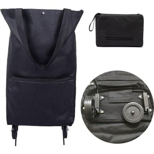 Folding Storage Bag High Capacity Shopping Food Organizer Trolley Bag On Wheels Bags Portable Shopping Bags Buy Vegetables Bags