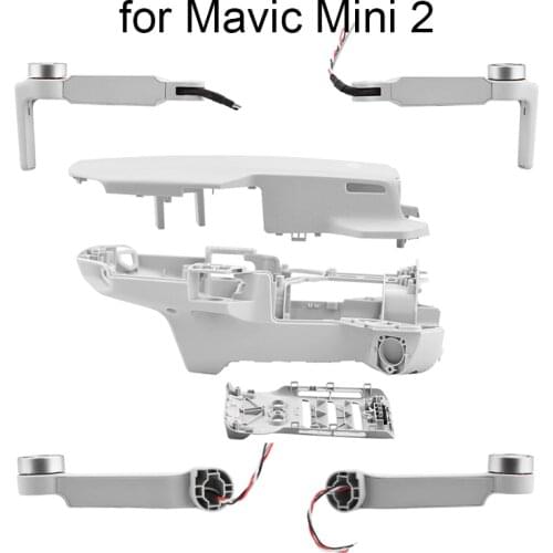 Drone Middle Frame Upper Cover Bottom Shell Arms Replacement for DJI Mavic Mini 2 Drone Body Shell Motor Arm Repair Spare Parts
