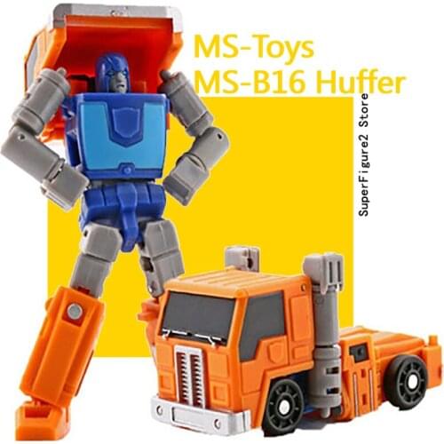 Transformation Action Figure Toy MS-Toys MS-B16 G1 Huffer ABS mini Model KO MS-02 FT-47 Statue deformation Car Robot