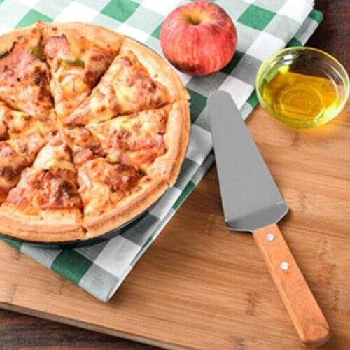 Stainless Steel Pancake Spatula Triangle Cheese Spatula Toothed Pizza Spatula Birthday Cake Knife Kitchen Baking Tool Helper