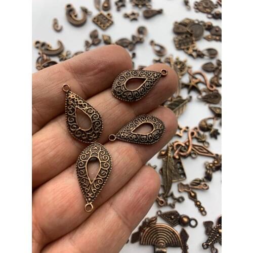 15 pcs Necklace earring jewelery Antiqued Brass Flatten woman antique jewelery pendant. lady fasion