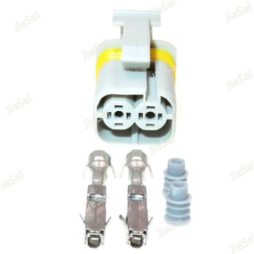 2 Pin Auto Plug 1.5 Series Automotive Wiring Harness Plastic Sealed Connector Waterproof Female Socket