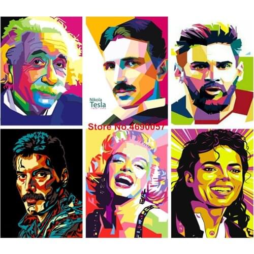 5D DIY Full Square/Round Diamond Painting Cross Stitch Celebrity Picture Gifts Diamond Embroidery Mosaic Pattern Home Decor