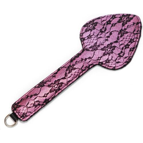 Bitch Slut Sex Mischief Heart Lace Slapper Paddle Whips Fantasy Flogger Cosplay Slave BDSM Sex Toys for Couples Bondage Spank