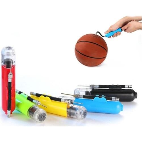 40%HOTPortable Dual Action Sport Balls Basketball Football Yoga Ball Air Pump Inflator