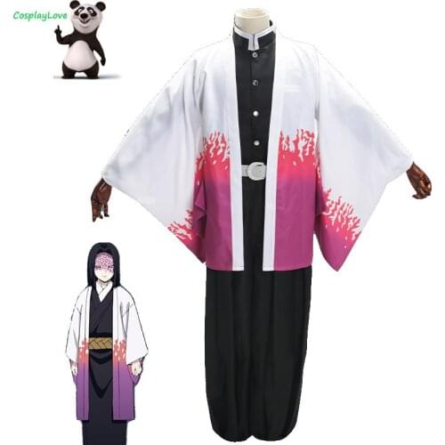 CosplayLove Demon Slayer: Kimetsu No Yaiba Ubuyashiki Kagaya Cosplay Costume Custom Made For Halloween Christmas Costumes