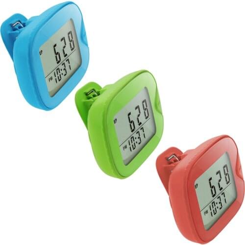 Walking Pedometer Multi-functional Step Counter & Clip Step Distance Calorie Tracker for Fitness Walking Step Gym Calorie Sports