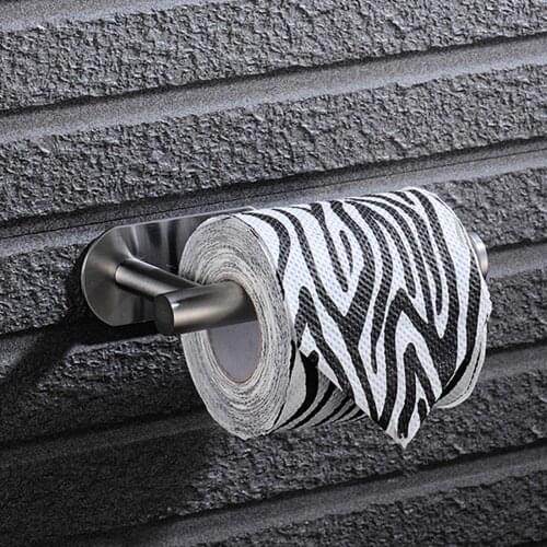 Wall Mount Toilet Paper Holder Stainless Steel Kitchen Roll Paper Accessory Bathroom Tissue Towel Accessories Rack Holders
