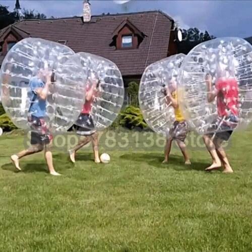 2020 New Inflatable Bumper Ball 1.5M Soccer Bubble Ball For Human Outdoor Inflatable Ball Game PVC Body Zorb Ball Hamster Ball