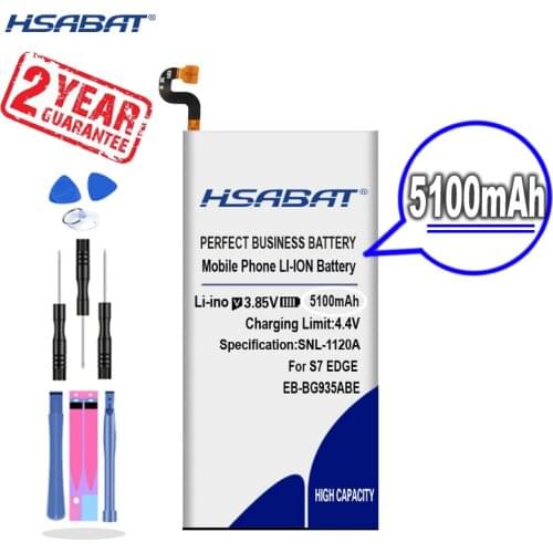 New Arrival [ HSABAT ] 4850mAh EB-BG935ABE Battery for Samsung GALAXY S7 Edge G935F G935 G935FD G935W8 SM-G935F G9350