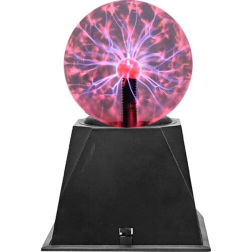 Plasma Ball Light Magic Flash Ball Touch Sound Sensitive Interactive Nebula Sphere Light Globe Orb Plasma Lamp Halloween Decor
