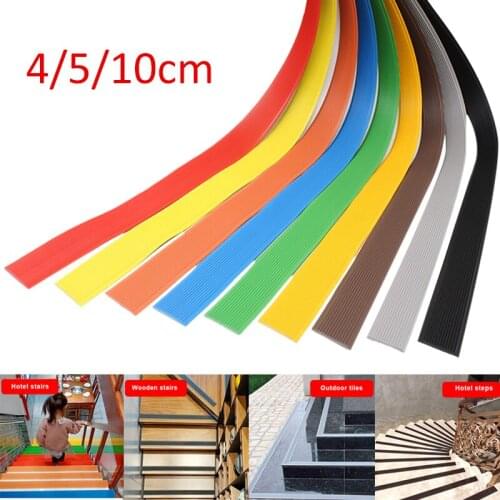 PVC Anti-Slip Strip Anti-Collision Strip Self-Adhesive Step Anti-Slip Strip School Home Stairs Safety Anti Slip Seal Strip