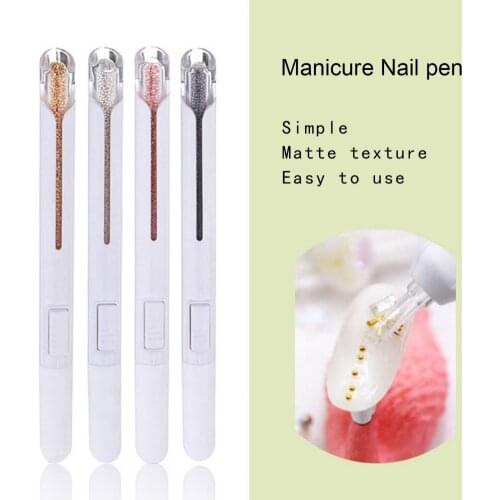 Dotting Pen Reusable Automatic Bead Metal Charming Nail Art Rhinestones Picker for Home