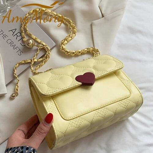 Women Handbag Purses Summer Style Small Crossbody Shoudler Messenger Bags for Female NEW Ladies Underarm Bag with Fashion Chains