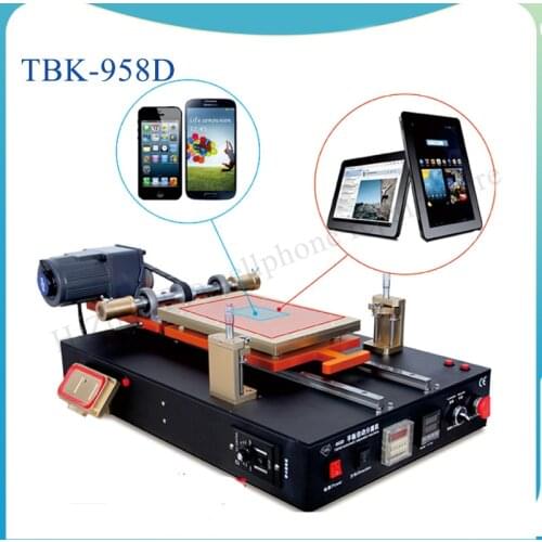 TBK 958D 2 in 1 vacuum pump LCD splitter frame separation for iPad 12.9 inch for Mobile Phone Screen Refurbishing machine