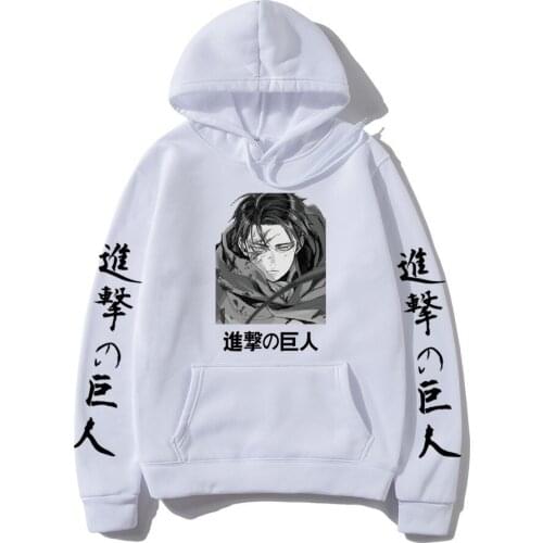 Attack on titan Hoodies Men Autumn Winter Fashion Japanese Anime shingeki no kyojin Hooded Sweatshirt Unisex Casual Clothing