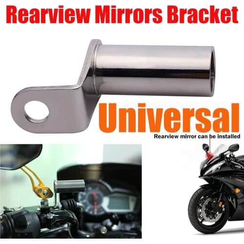 Motorcycle Rear View Mirrors Extension Bracket Mount Holder Extender For Vespa Yamaha R3 R6 MT07 XMAX MSX PCX 125 Z1000 S1000RR