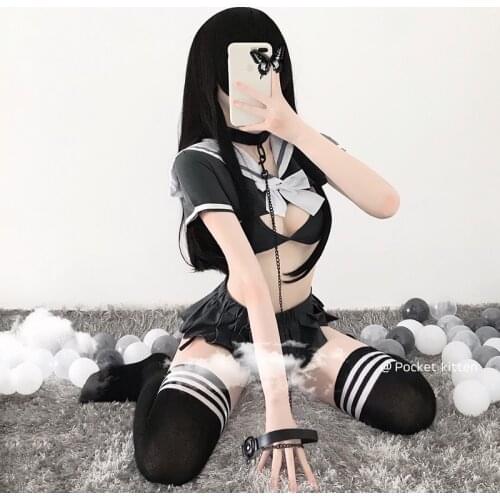 Japanese Women Halloween Student Role Play Miniskirt Hot Erotic Uniform Cheerleader Cosplay School Girl Sexy Lingerie Costumes